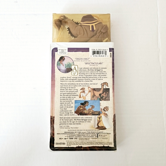 DreamWorks The Prince of Egypt movie VHS tape animated NWT - Picture 5 of 6